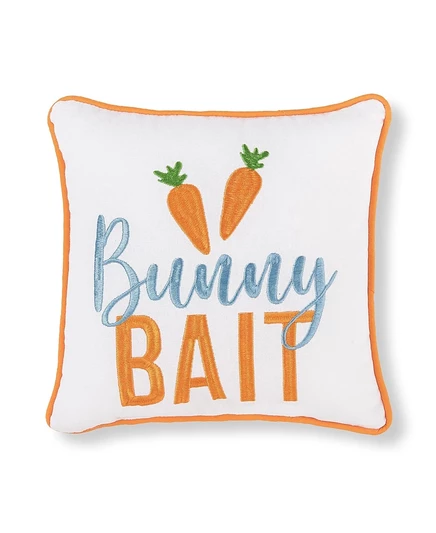 Декоративная подушка C&F Home «Bunny Bait», 25×25 см, белая