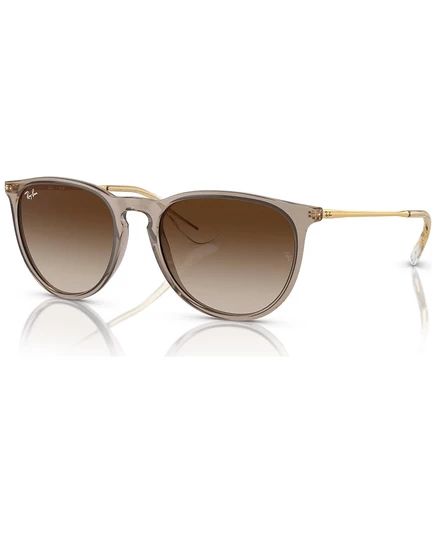 Унисекс солнцезащитные очки Ray-Ban RB4171F Erika низкая посадка, коричневые