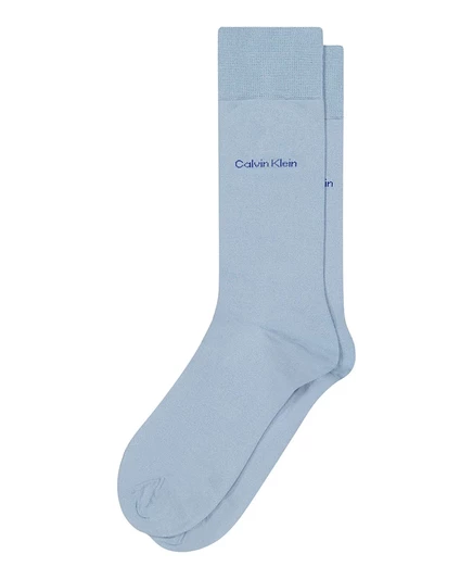 Мужские модальные носки Calvin Klein Crew Socks синего цвета