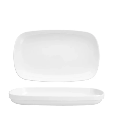 Прямоугольное блюдо Fortessa Melamine Cooper 28 см, белое