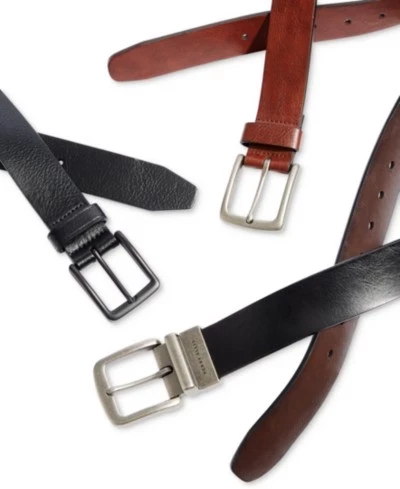 Мужские кожаные ремни Perry Ellis Portfolio