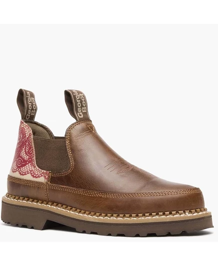 Женская кружевная обувь Romeo с узором Пейсли от Georgia Boot коричневого цвета