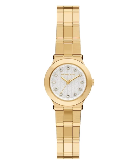 Женские часы Michael Kors Billie с тремя стрелками золотистого цвета из нержавеющей стали, 26-миллиметровое золото