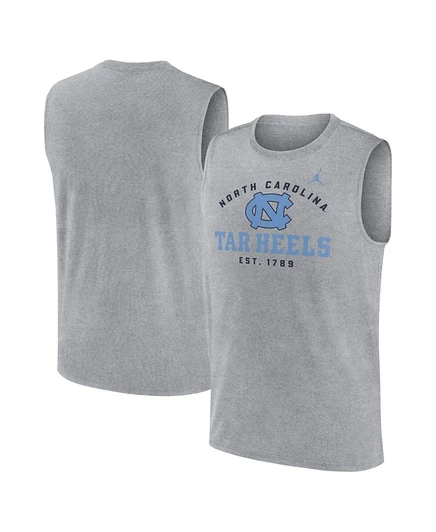 Мужская майка Jordan Tar Heels с Dri‑FIT, серая