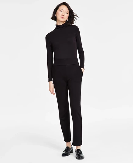 Женские брюки Jones New York с высокой талией, черные