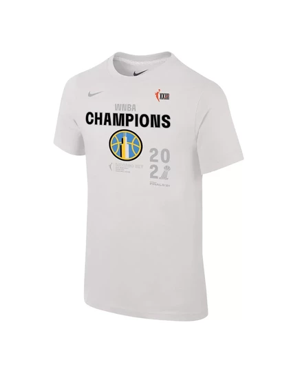 Мужская белая футболка Nike Chicago Sky Finals Champions 2021 WNBA от Nike white
