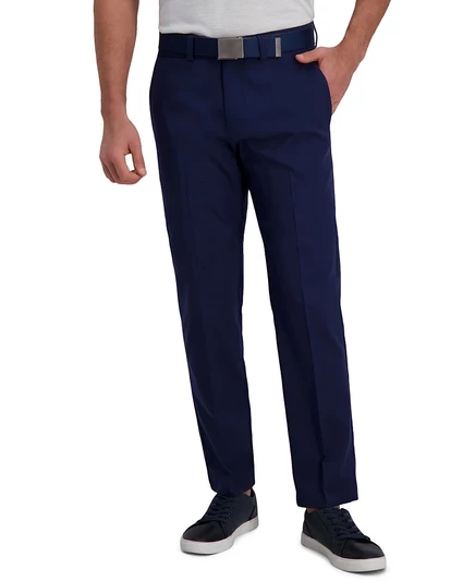 Мужские брюки Haggar CoolRight Flex прямого кроя, синие