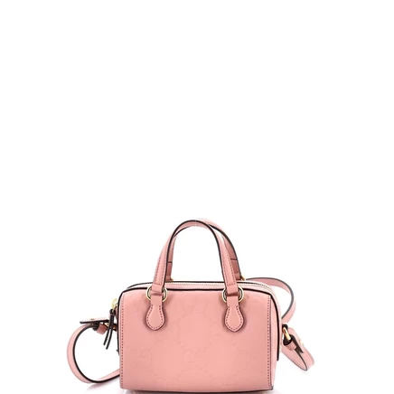 Женская сумка Gucci Super Mini Boston, розовая