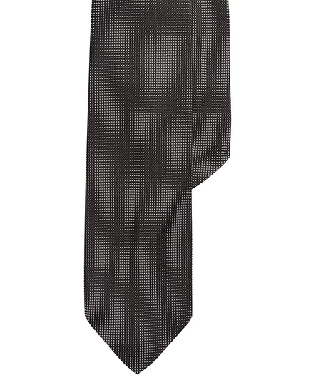 Мужской шелковый галстук Polo Ralph Lauren Pin Dot, черный