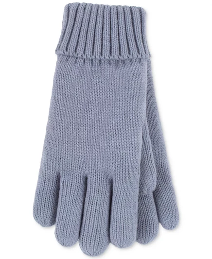  Плоские вязаные перчатки Carina dusty blue