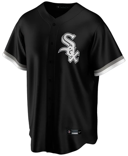 Мужская футболка Nike Chicago White Sox, официальная копия, черная