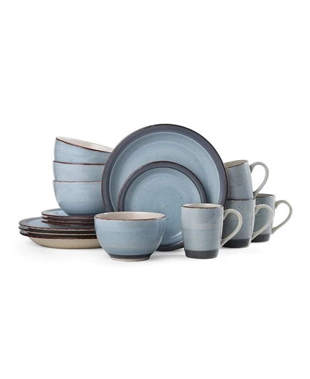 Набор посуды Pfaltzgraff Sadie Blue 16 пр. на 4 перс., синий