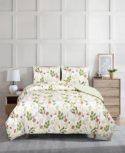 Macy's Wispy в цветочек, 3 шт. Комплекты постельного белья Macy's Exclusive цвета слоновой кости/кремовый