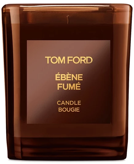 Ароматическая свеча Tom Ford Ébène Fumé, 6,3 унции, бесцветная