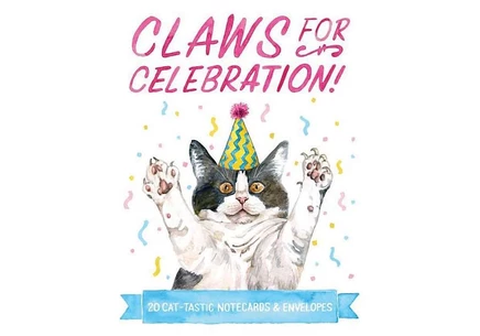 Набор открыток Barnes & Noble «Claws for Celebration», 20 шт.