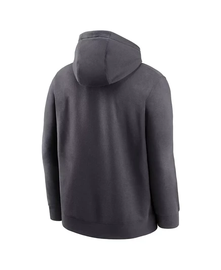 Флисовый пуловер с капюшоном Nike Men's Anthracite Florida State Seminoles Prime Time Club anthracite