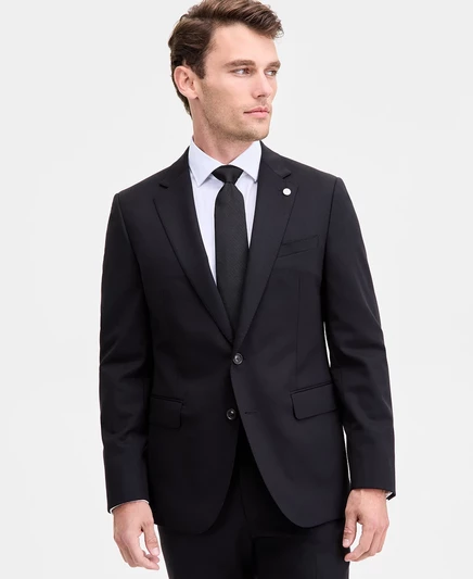 Мужской пиджак Ted Baker Modern Fit, шерстяной, черный