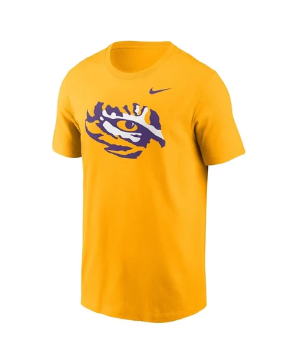 Мужская футболка Nike с золотым логотипом LSU Tigers Prime Time Evergreen с альтернативным логотипом gold