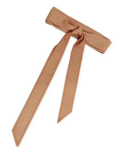  Увеличенный перфорированный кожаный ремень brown