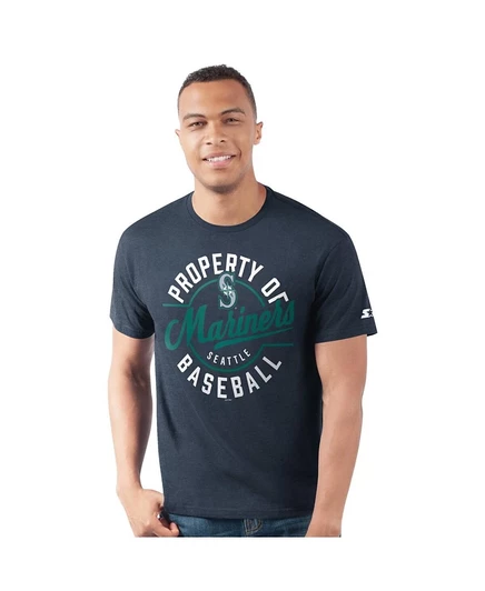 Мужская футболка Starter Seattle Mariners Prime Time, синяя