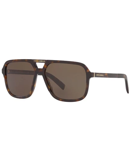 Мужские солнцезащитные очки Dolce&Gabbana DG4354 58 мм, коричневые