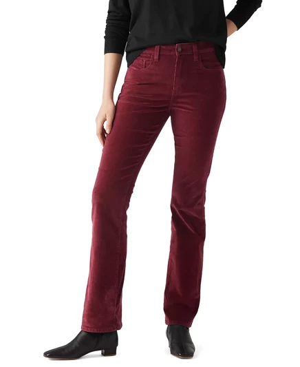  Вельветовые брюки с высокой талией Levi's бордового цвета windsor wine (corduroy)