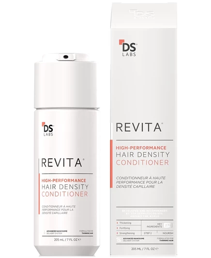 Высокоэффективный кондиционер для придания густоты волосам DS Laboratories Revita, 205 мл, не окрашивает волосы