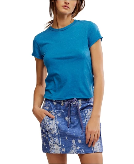 Женская футболка Free People Nova, синяя