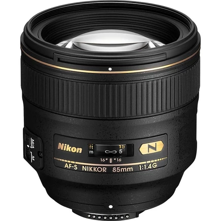 Объектив Nikon 85mm f/1.4G AF-S NIKKOR, черный