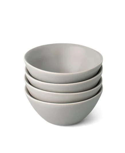 Набор мисок Fable Little Bowls, 4 шт., серый