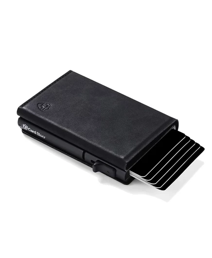 Мужской кошелек Conceal Plus Card Blocr Slim с блокировкой RFID кредитных карт, черный, искусственная кожа, черный