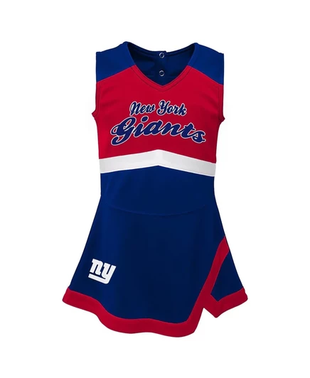 Нарядное платье для девочек-малышей Royal New York Giants Cheer Captain с шароварами royal