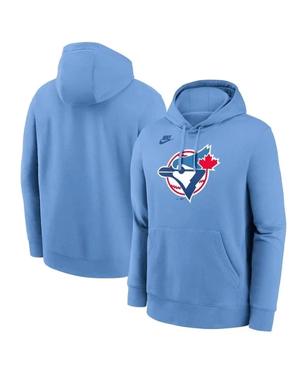 Мужское худи Nike Cooperstown Toronto Blue Jays Logo Club, голубое