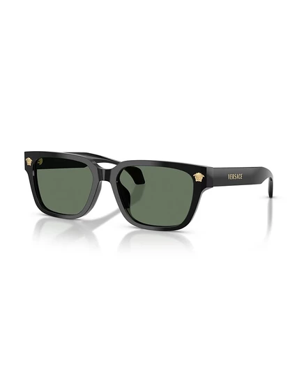 Мужские прямоугольные солнцезащитные очки Versace, VE4513D, черный