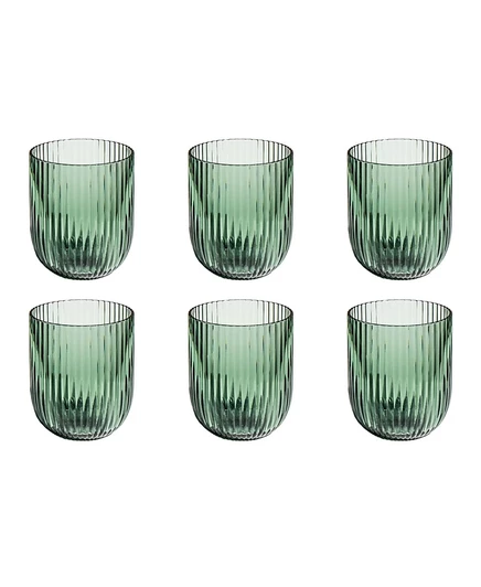 Набор стаканов без ножки Abode Homewares Mesa, 6 шт., зеленый