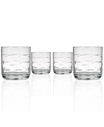 Набор стаканов Rolf Glass School of Fish 295 мл, 4 шт