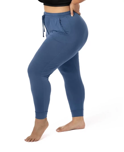 Повседневные джоггеры для послеродового отдыха Kindred Bravely Plus Size slate blue
