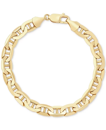Мужской якорный браслет Italian Gold из 14k золота, золотой
