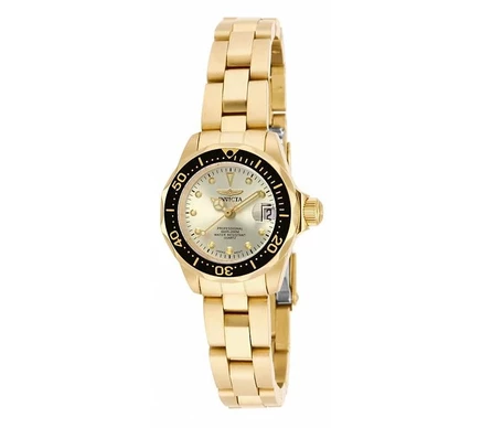 Женские часы Invicta Pro Diver 17038 кварцевые, золотистые