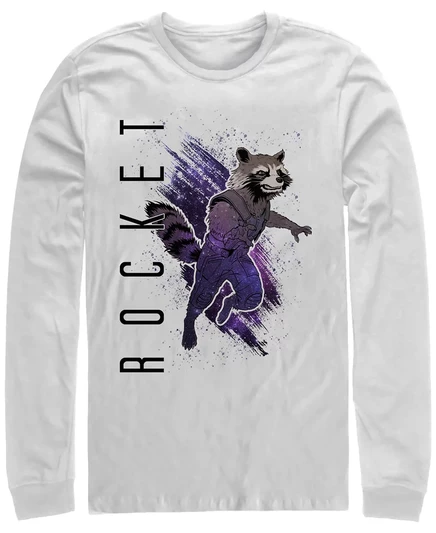 Мужской лонгслив Fifth Sun Avengers Endgame Rocket, белый