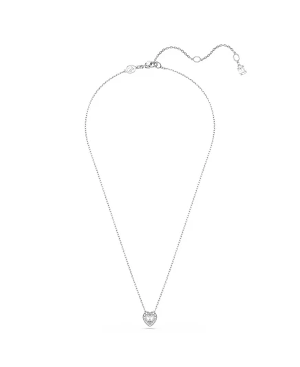 Колье Swarovski Ariana Grande Heart Mixed Cuts, родированное, серебристое