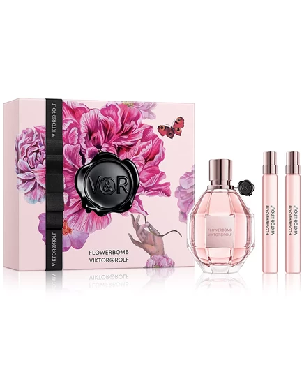 Viktor & Rolf, 3 шт. Подарочный набор парфюмированной воды Flowerbomb