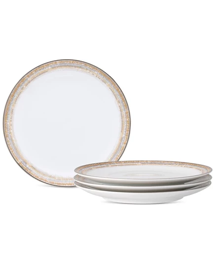 Набор десертных тарелок Noritake Raylan, 4 шт, 6.25″, белые