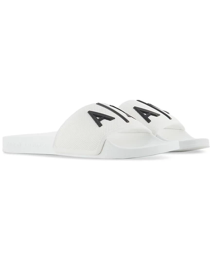 Мужские шлепанцы AX Armani Exchange Mykonos, белые