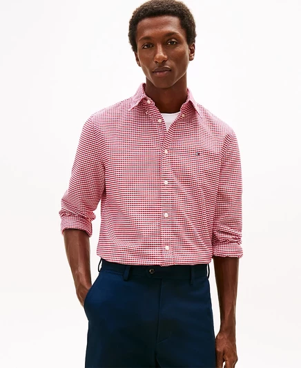 Мужская рубашка в клетку Heritage Oxford от Tommy Hilfiger