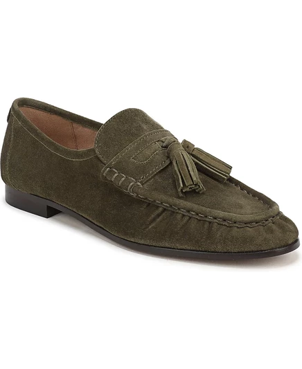 Женские лоферы Sam Edelman Lana, замшевые, оливковые