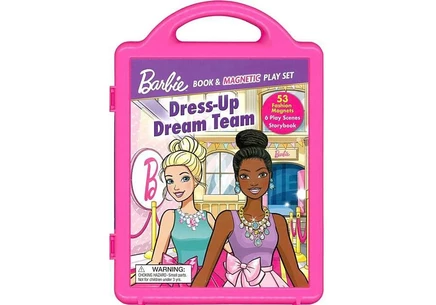 Книга Barbie Dress Up Dream Team, магнитный игровой набор