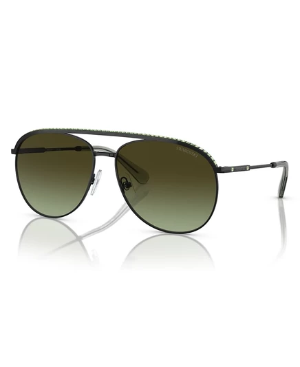 Женские солнцезащитные очки Swarovski SK7005 с градиентом, черные