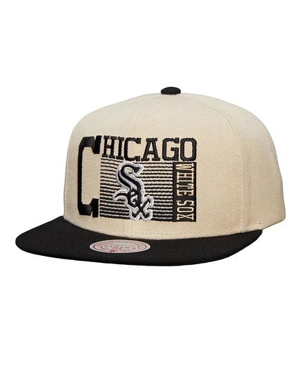 Мужская кепка Mitchell & Ness Chicago White Sox, кремовая