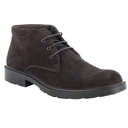 Альпийские швейцарские мужские ботинки Elio Made in Italy из замши Chukka коричневого цвета